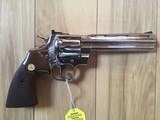 COLT PYTHON 357 MAGNUM 6” BRIGHT NICKEL, MFG. 1968, NEW IN THE BOX WITH OWNERS MANUAL, HANG TAG, COLT SCREW DRIVER, COLT LETTER, EVERY AND ALL PAPERS - 3 of 5