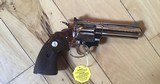 COLT DIAMONDBACK 38 SPC. 4” BRIGHT NICKEL NEW UNFIRED, UNTURNED IN THE BOX WITH OWNERS MANUAL, HANG TAG, COLT LETTER, ETC. MFG. 1972 - 3 of 5