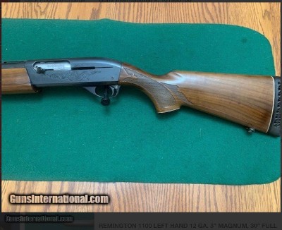 REMINGTON 1100, 12 MAGNUM, LEFT HAND 30” FULL CHOKE VENT RIB, GOOD COND. - Image 3 of 5