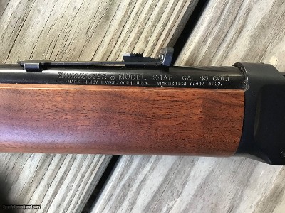 WINCHESTER 94 TRAPPER 45 LONG COLT, 16” SIDE EJECT CARBINE, NEW UNFIRED IN THE BOX WITH OWNERS MANUAL, HANG TAG & WARRANTY CARD - Image 9 of 10