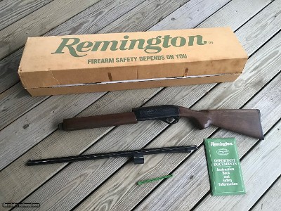 REMINGTON 1100 410 GA. 25” MOD. CHOKE ENHANCED, ENGRAVED RECEIVER, NEW UNFIRED 100% COND. NEW IN THE BOX WITH OWNERS MANUAL, DUCK PLUG ETC. - Image 2 of 9