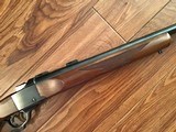 RUGER #1, 223 CAL., 24” HEAVY BARREL 99% COND., EARLY MFG. WITH RED RECOIL PAD, BEAUTIFUL WOOD AS MANY OF THE EARLY RUGER #1 HAD - 3 of 9