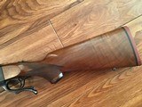 RUGER #1, 223 CAL., 24” HEAVY BARREL 99% COND., EARLY MFG. WITH RED RECOIL PAD, BEAUTIFUL WOOD AS MANY OF THE EARLY RUGER #1 HAD - 5 of 9