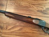 RUGER #1, 223 CAL., 24” HEAVY BARREL 99% COND., EARLY MFG. WITH RED RECOIL PAD, BEAUTIFUL WOOD AS MANY OF THE EARLY RUGER #1 HAD - 6 of 9