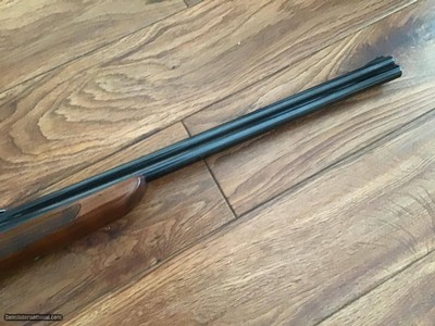 SAVAGE 24 DLX. 22 LR. OVER 410 GA. SATIN SILVER ENGRAVED RECEIVER WITH RED FOX ON ONE SIDE & GROUSE IN FLIGHT ON THE OTHER SIDE, EXC. COND. - Image 10 of 10