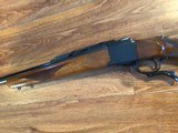 RUGER #1, 22-250 CAL. EARLY MFG. WITH RED RECOIL PAD, NICELY FIGURED WALNUT, 99% COND. - 3 of 6