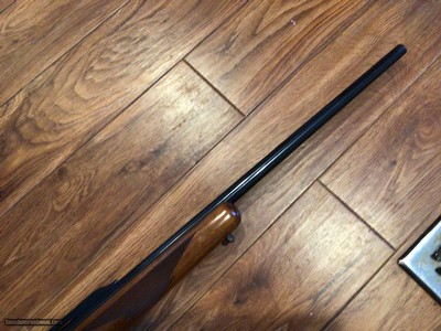 RUGER #1, 22-250 CAL. EARLY MFG. WITH RED RECOIL PAD, NICELY FIGURED WALNUT, 99% COND. - Image 5 of 6