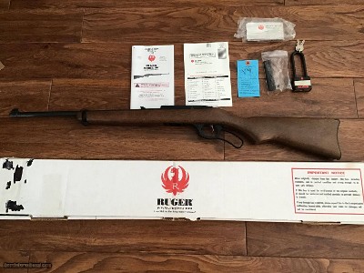RUGER 96
LEVER ACTION 17 HMR CAL. NEW UNFIRED IN THE BOX WITH OWNERS MANUAL, ETC.