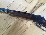 MARLIN 1897 COWBOY 22 LR. 24” OCTAGON, MICRO GROOVE BARREL, JM STAMPED, UNFIRED IN THE BOX WITH OWNERS MANUAL, SCOPE BASE, ETC. - 7 of 8