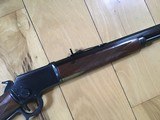 MARLIN 1897 COWBOY 22 LR. 24” OCTAGON, MICRO GROOVE BARREL, JM STAMPED, UNFIRED IN THE BOX WITH OWNERS MANUAL, SCOPE BASE, ETC. - 4 of 8