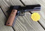 COLT ACE 22 LR. CAL. 5” BARREL, NEW UNFIRED, 100% COND.,
IN THE BOX WITH OWNERS MANUAL, HANG TAG, COLT LETTER, ETC. - 3 of 3