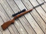 REMINGTON 591, 5MM CAL. CLIP FED, 98% COND. COMES WITH WEAVER VARIABLE 3X-9X WITH DUPLEX CROSS HAIRS - 1 of 7