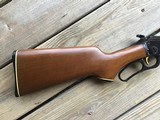 MARLIN 39 D, 22 CAL., 20” MICRO-GROOVE BARREL, JM STAMPED, GOLD TRIGGER 99% COND. STILL HAS THE WALNUT STICKER MARLIN PUT ON THE BOTTOM OF THE FOREAM - 3 of 9