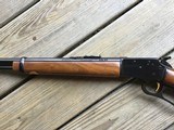 MARLIN 39 D, 22 CAL., 20” MICRO-GROOVE BARREL, JM STAMPED, GOLD TRIGGER 99% COND. STILL HAS THE WALNUT STICKER MARLIN PUT ON THE BOTTOM OF THE FOREAM - 7 of 9
