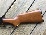 MARLIN 39 D, 22 CAL., 20” MICRO-GROOVE BARREL, JM STAMPED, GOLD TRIGGER 99% COND. STILL HAS THE WALNUT STICKER MARLIN PUT ON THE BOTTOM OF THE FOREAM - 2 of 9