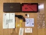COLT DIAMONDBACK 38 SPC. 2 1/2” BLUE, NEW IN THE BOX WITH OWNERS MANUAL, COLT LETTER, HANG TAG & COLT SCREWDRIVER, ETC.