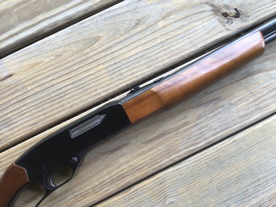 WINCHESTER 255 LEVER ACTION 22 MAGNUM, WALNUT STOCK, 99% COND. - Image 7 of 9