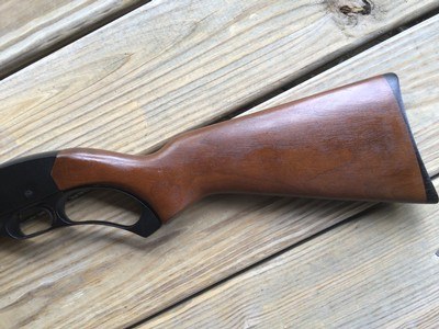 WINCHESTER 255 LEVER ACTION 22 MAGNUM, WALNUT STOCK, 99% COND. - Image 4 of 9