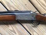 SAVAGE 24, 22 MAGNUM OVER 410 GA. OLDER MODEL WITH SOUGHT AFTER SIDE BUTTON BARREL SELECTOR, CASE COLORED RECEIVER, WALNUT WOOD, EXC. PLUS COND. - 8 of 8