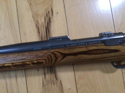 RUGER MARK II STAINLESS 223 CAL.,26” HEAVY VARMINT BARREL, LAMINATED STOCK 99+% COND. - Image 5 of 6