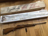 WEATHERBY XII 22LR. BLOND WOOD, COMES IN THE BOX WITH OWNERS MANUAL, TEST TARGET, HANG TAG & 2 CLIPS - 1 of 8