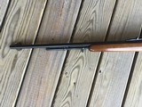 REMINGTON 582 22 LR. WALNUT STOCK, TUBE FEED, 99% BLUE, 98% WOOD COND. - 4 of 8