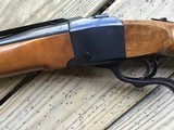 RUGER #1 270 CAL. VERY SCARCE MANLICHER STOCK, HAS FANCIEST BURL HIGH GRADE WALNUT I HAVE SEEN ON A RUGER #1 - 6 of 7