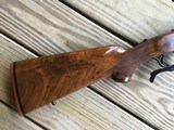 RUGER #1 7X-57 CAL. EARLY MODEL WITH RED RECOIL PAD, VERY FANCY BURL WALNUT 99+% COND. - 2 of 8