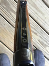 RUGER #1 7X-57 CAL. EARLY MODEL WITH RED RECOIL PAD, VERY FANCY BURL WALNUT 99+% COND. - 8 of 8