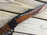RUGER #1 7X-57 CAL. EARLY MODEL WITH RED RECOIL PAD, VERY FANCY BURL WALNUT 99+% COND. - 3 of 8