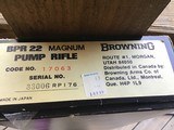 BROWNING BPR 22 MAGNUM CAL. NEW UNFIRED IN THE BOX IN FACTORY COSMOLINE - 7 of 7