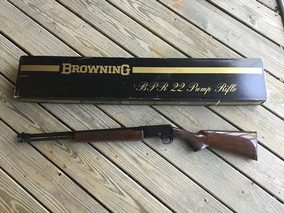 BROWNING BPR 22 MAGNUM CAL. NEW UNFIRED IN THE BOX IN FACTORY COSMOLINE