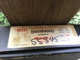 BROWNING BELGIUM A-5 12 GA. 3” MAGNUM RARE 32” FULL CHOKE VENT RIB, MFG. 1973, NEW UNFIRED IN BOX
WITH OWNERS MANUAL IN BLACK ENVELOPE - 9 of 9