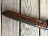 BROWNING BELGIUM A-5 12 GA. 3” MAGNUM RARE 32” FULL CHOKE VENT RIB, MFG. 1973, NEW UNFIRED IN BOX
WITH OWNERS MANUAL IN BLACK ENVELOPE - 4 of 9