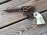 COLT COMMERATIVE “PAT GARRETT” OF THE LAWMAN SERIES FRONTIER SCOUT MADE 1968, 22 LR. NEW UNFIRED IN THE WOODEN DISPLAY CASE - 4 of 5