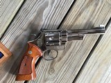 SMITH & WESSON 27-2, 357 MAGNUM 6 1/2” BRIGHT NICKEL, NEW IN FACTORY WOOD PRESENTATION CASE WITH OWNERS MANUAL ETC. - 3 of 4