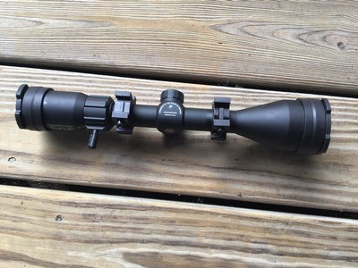 SIG BUCKMASTER 3X-9X-50 RIFLE SCOPE COMES WITH RINGS & MOUNT SET. COMES HINGED LENS PROTECTORS