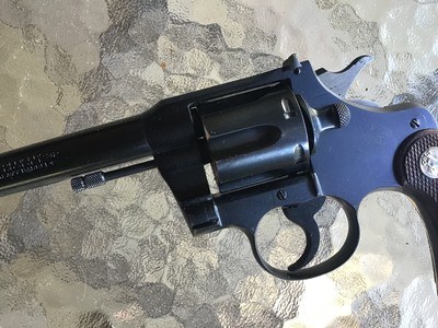 COLT OFFICERS MODEL 32 LC. CAL. 6” HEAVY BARREL, PATRIDGE SIGHTS MFG. 1939, APPEARS UNFIRED IN BOX - Image 7 of 8