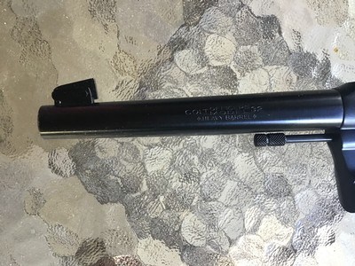 COLT OFFICERS MODEL 32 LC. CAL. 6” HEAVY BARREL, PATRIDGE SIGHTS MFG. 1939, APPEARS UNFIRED IN BOX - Image 6 of 8
