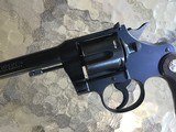 COLT OFFICERS MODEL 32 LC. CAL. 6” HEAVY BARREL, PATRIDGE SIGHTS MFG. 1939, APPEARS UNFIRED IN BOX - 7 of 8