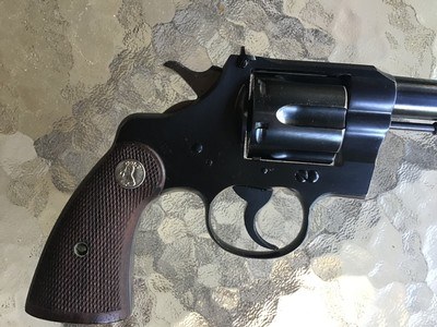 COLT OFFICERS MODEL 32 LC. CAL. 6” HEAVY BARREL, PATRIDGE SIGHTS MFG. 1939, APPEARS UNFIRED IN BOX - Image 8 of 8