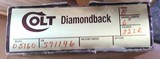 COLT DIAMONDBACK 22 LR. 6” BLUE LIKE NEW IN THE BOX WITH OWNERS MANUAL, HANG TAG, COLT LETTER, ETC. - 4 of 4
