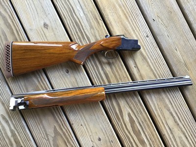 BROWNING SUPERPOSED 410 GA. FACTORY SUPERPOSED SKEET GUN, 26 1/2” SKEET & SKEET 99+% COND. MFG 1968, NO SALT - Image 2 of 6