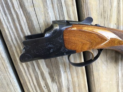 BROWNING SUPERPOSED 410 GA. FACTORY SUPERPOSED SKEET GUN, 26 1/2” SKEET & SKEET 99+% COND. MFG 1968, NO SALT - Image 5 of 6