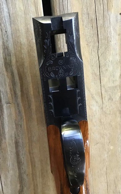 BROWNING SUPERPOSED 410 GA. FACTORY SUPERPOSED SKEET GUN, 26 1/2” SKEET & SKEET 99+% COND. MFG 1968, NO SALT - Image 3 of 6