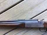 STEVENS 22 LR. OVER 410 GA. OVER & UNDER COMBINATION, POPULAR SIDE BUTTON BARREL SELECTOR, TENITE STOCK & FOREARM, MFG. 1940 to 1949 - 3 of 7