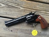 COLT DIAMONDBACK 22 LR. 6” BLUE, LIKE NEW IN THE BOX WITH OWNERS MANUAL HANG TAG & COLT LETTER - 3 of 5