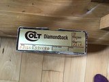 COLT DIAMONDBACK 22 LR. 6” BLUE, LIKE NEW IN THE BOX WITH OWNERS MANUAL HANG TAG & COLT LETTER - 5 of 5