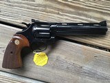 COLT DIAMONDBACK 22 LR. 6” BLUE, LIKE NEW IN THE BOX WITH OWNERS MANUAL HANG TAG & COLT LETTER - 2 of 5