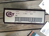 COLT ACE 22 LR. 5” BLUE, NEW UNFIRED IN THE BOX WITH OWNERS MANUAL, HANG TAG & COLT LETTER - 4 of 4